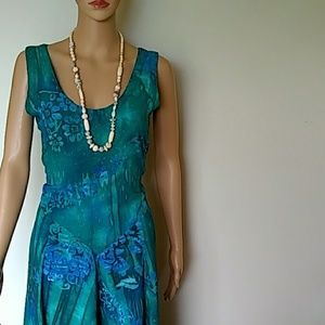 Eagle Ray Wear 100% rayon self tie at waisr LG